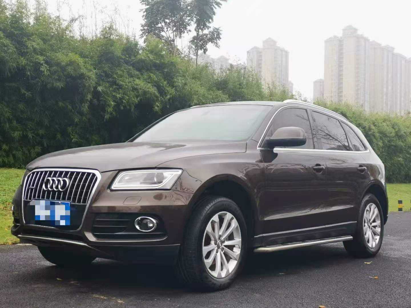 14年奧迪Q5，2.0T大天窗，整車大部分原裝漆